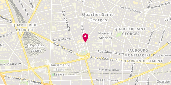Plan de Hanoi Corner, 7 Rue Blanche, 75009 Paris