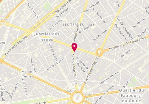 Plan de La Gourmandise Eric, 22 Avenue Mac Mahon, 75017 Paris