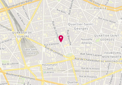 Plan de Rod, 14 Rue de Clichy, 75009 Paris