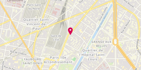 Plan de Restaurant bodrum, 190 Rue du Faubourg Saint-Martin, 75010 Paris