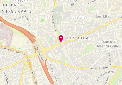 Plan de Lodoss Chicken, 75 Rue de Paris, 93260 Les Lilas