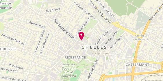 Plan de Pizza Chelles, 46 Rue Louis Eterlet, 77500 Chelles