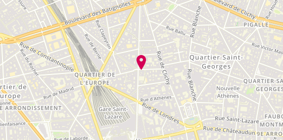 Plan de Delice de Liege, 17 Rue de Liege, 75009 Paris