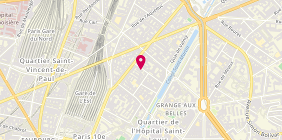 Plan de Chez Malou, 15 Bis Rue Alexandre Parodi, 75010 Paris