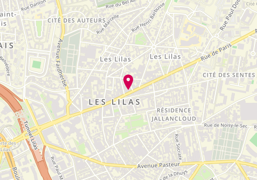 Plan de Lilas Exquis, 145 Rue de Paris, 93260 Les Lilas