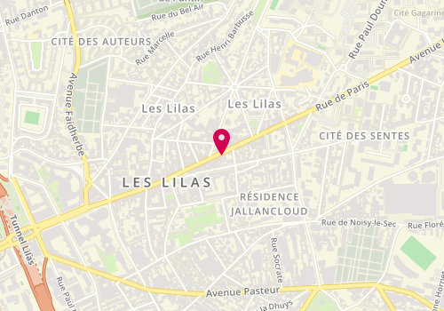 Plan de Chickenstreet, 138 Rue de Paris, 93260 Les Lilas