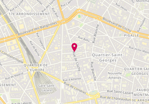 Plan de Mf Subclichy, 54 Rue de Clichy, 75009 Paris