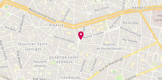 Plan de Kooka Boora Cafe Shop, 53 avenue Trudaine, 75009 Paris