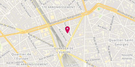 Plan de Champs coco, 28 Rue de Moscou, 75008 Paris