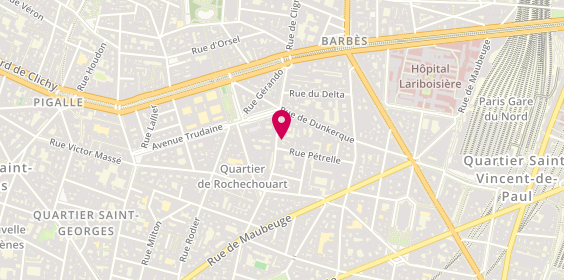 Plan de Kai Poke, 64 Rue Marguerite de Rochechouart, 75009 Paris