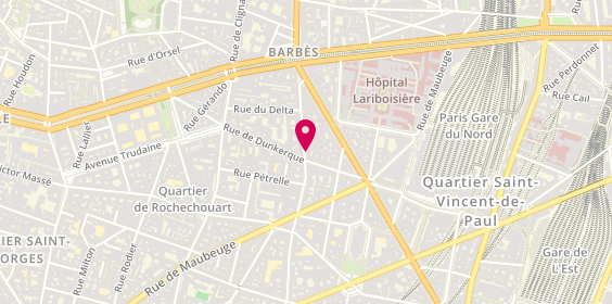 Plan de New York Deli - Bagels & Burgers, 144 Rue du Faubourg Poissonnière, 75010 Paris