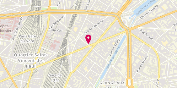 Plan de Les 4 Frères Bedri, 38 Rue Louis Blanc, 75010 Paris