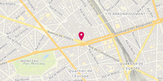 Plan de Amorino, 2 Avenue Villiers, 75017 Paris