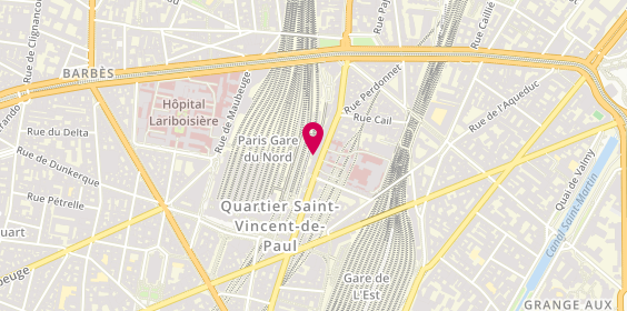Plan de Ganesha Sweets, 191 Rue du Faubourg Saint-Denis, 75010 Paris