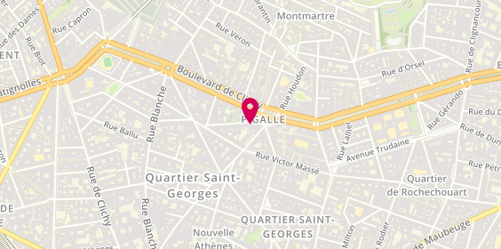 Plan de El Nopal Taqueria, 5 Rue Duperré, 75009 Paris