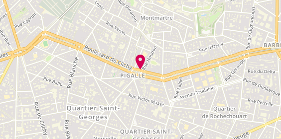 Plan de Mcdonald's, 18 Boulevard Clichy, 75018 Paris