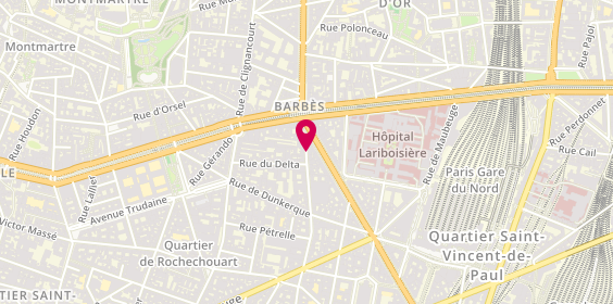 Plan de Almydan, 160 Rue du Faubourg Poissonnière, 75010 Paris
