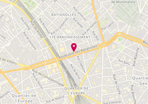 Plan de Le Mont Liban, 42 Boulevard des Batignolles, 75017 Paris
