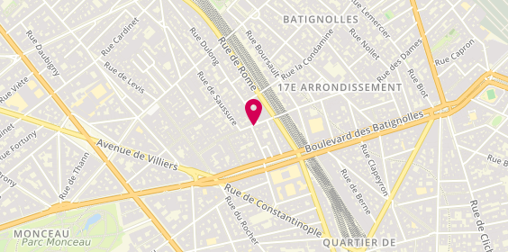 Plan de Sushi bâ, 99 Rue des Dames, 75017 Paris