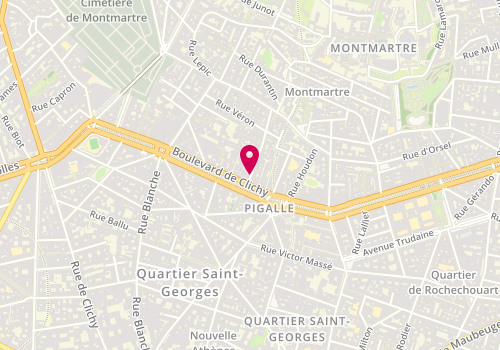 Plan de Rayanne, 5 Rue Germain Pilon, 75018 Paris