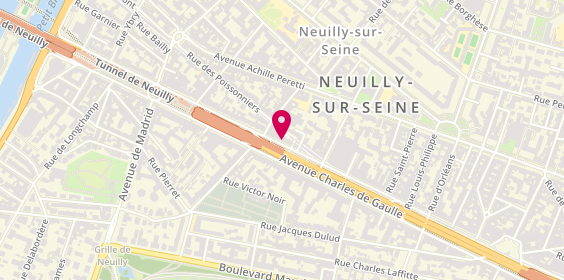 Plan de Bagel Corner, 130 avenue Charles de Gaulle, 92200 Neuilly-sur-Seine
