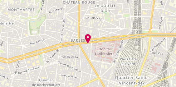 Plan de Dar El Houma, 47 Boulevard de la Chapelle, 75010 Paris