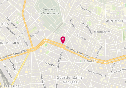 Plan de Quick Hamburger Restaurant, 82 Boulevard de Clichy, 75018 Paris