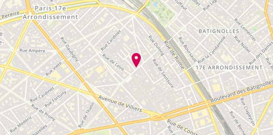 Plan de La Tarte au Carré Legendre, 25 Rue Legendre, 75017 Paris