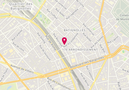 Plan de Pizza Di Roma, 86 Rue la Condamine, 75017 Paris