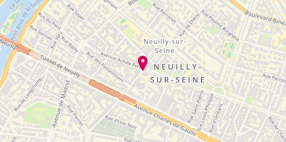 Plan de Jardin de thé, 22 Rue des Huissiers, 92200 Neuilly-sur-Seine