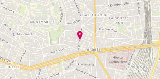Plan de Lüük Sandwich, 16 Rue de Clignancourt, 75018 Paris