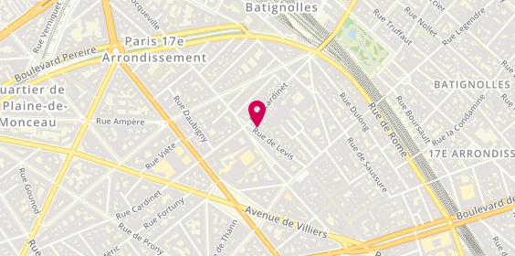 Plan de Dochilak, 96 rue de Lévis, 75017 Paris
