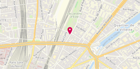 Plan de Samara Chicken Spot, 17 Rue d'Aubervilliers, 75018 Paris
