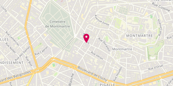 Plan de Kigg, 7 Rue Joseph de Maistre, 75018 Paris