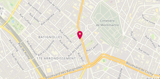 Plan de Chicken Spot, 35 avenue de Clichy, 75017 Paris