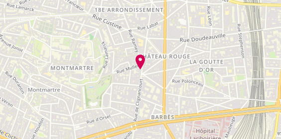 Plan de Shainez, 45 Rue de Clignancourt, 75018 Paris