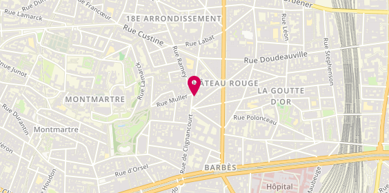 Plan de L'Annexe, 38 Rue de Clignancourt, 75018 Paris