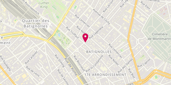 Plan de Premiata Drogheria Di Meglio & Figli, 90 Rue Legendre, 75017 Paris