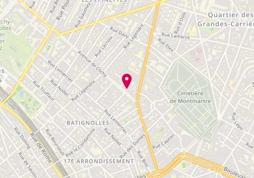 Plan de Nachitos, 74 avenue de Clichy, 75017 Paris