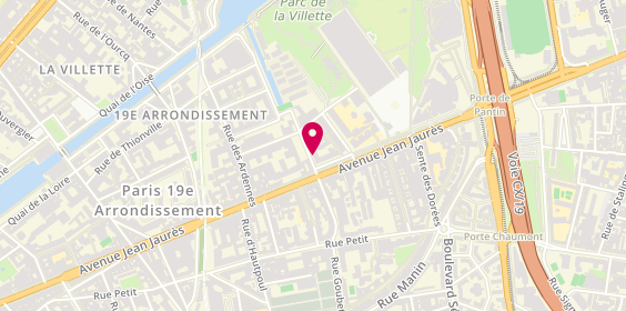 Plan de Ito Sushi, 2 Rue Adolphe Mille, 75019 Paris