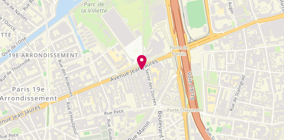 Plan de Mac Donald S, 208 Avenue Jean Jaures, 75019 Paris