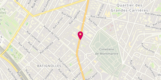 Plan de Le 28, 28 Avenue Saint Ouen, 75018 Paris