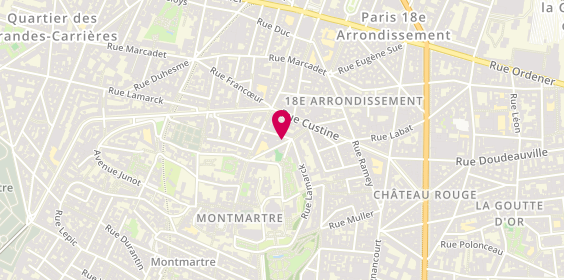 Plan de Les Ambassades, Entrée Restaurant
25 Rue Lamarck
Rue Becquerel, 75018 Paris