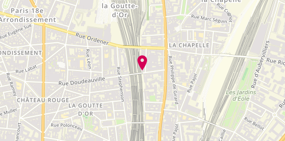 Plan de Africa 75, 12 Rue Doudeauville, 75018 Paris