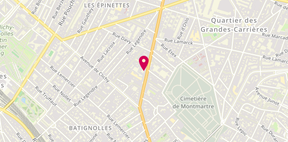 Plan de Doria, 33 avenue de Saint-Ouen, 75017 Paris