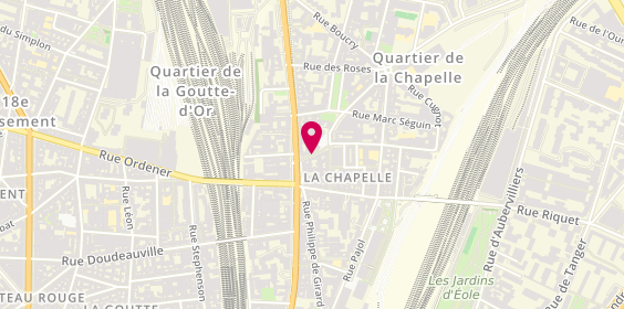 Plan de Le 38 gourmet, 35 Rue de Torcy, 75018 Paris
