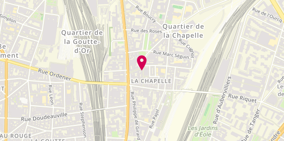 Plan de Amouchas, 11 Rue de l'Olive, 75018 Paris