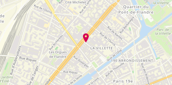 Plan de Asian Gourmet, 40 Rue de Joinville, 75019 Paris