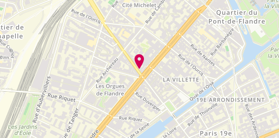 Plan de Crêpes Chaudes, 186 Rue de Crimée, 75019 Paris