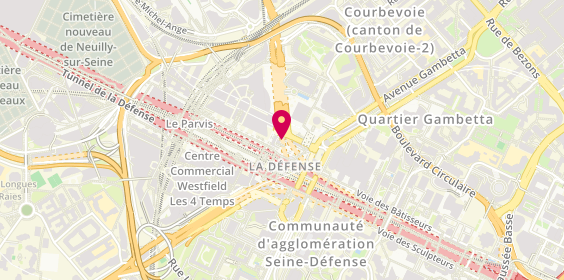 Plan de Concessions Gares France la Defense, Centre Commercial Rue E Rue Défense, 92800 Puteaux
